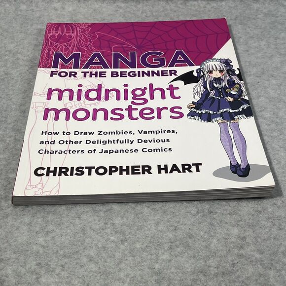 Manga for the Beginner‎ Midnight Monsters: How to Draw Zombies Vampires Hart NEW - Picture 5 of 15
